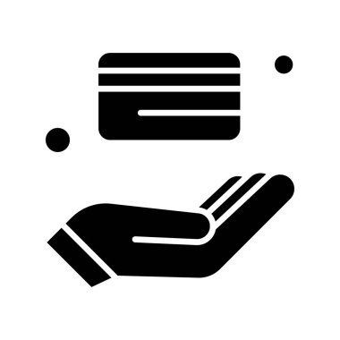 ATM Kart Simgesi, Vektör illüstrasyonu