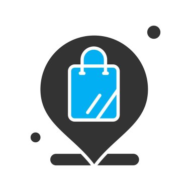 Modern ikon vektör illüstrasyonu, alışveriş kavramı 