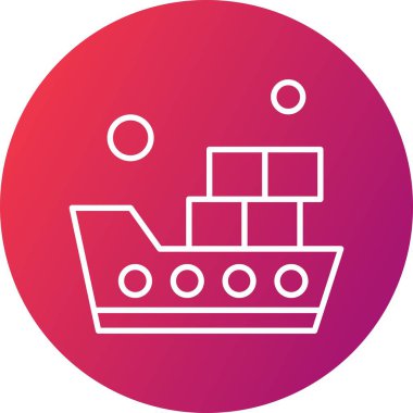 Modern ikon vektör illüstrasyonu, alışveriş kavramı 