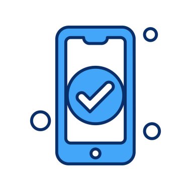 Vektör mobil ağ simgesi