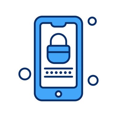 Vektör mobil ağ simgesi 