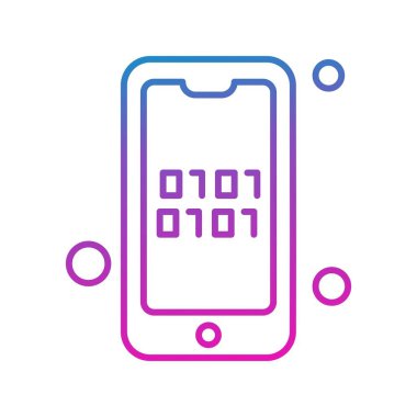 Vektör mobil ağ simgesi 