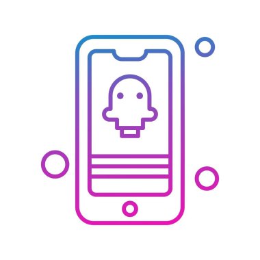 Vektör mobil ağ simgesi 