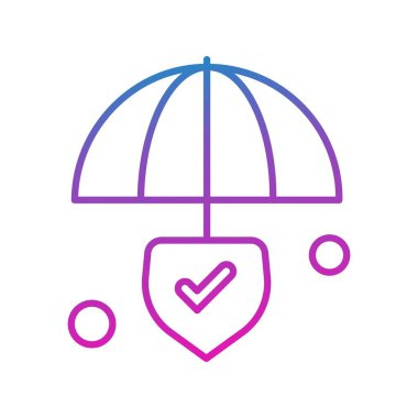 Vektör kalkanı ağ simgesi