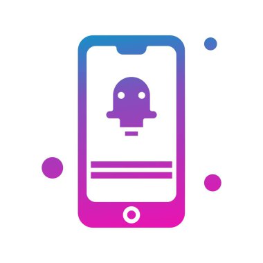 Vektör mobil ağ simgesi 