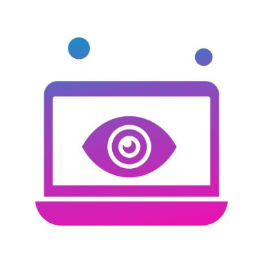 dizüstü bilgisayar simgesi, vektör illüstrasyonu