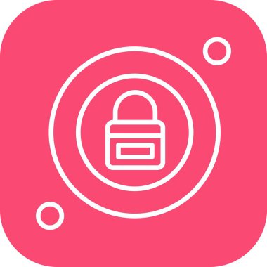 Vektör Kilit Simgesi, güvenlik kavramı