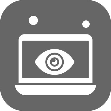 dizüstü bilgisayar simgesi, vektör illüstrasyonu