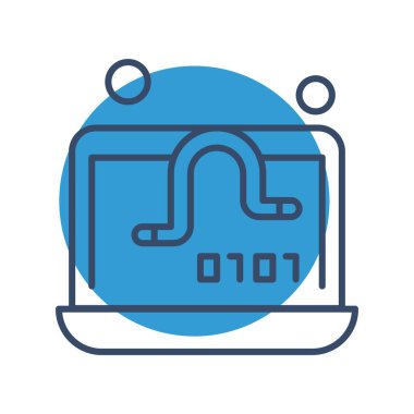 dizüstü bilgisayar simgesi, vektör illüstrasyonu