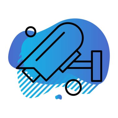 kamera simgesi vektör illüstrasyonu