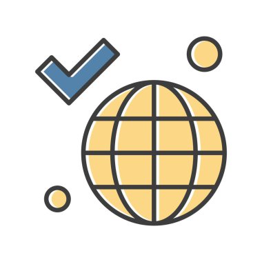 toprak simgesi vektör illüstrasyonu 