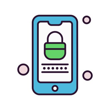 Vektör mobil ağ simgesi 