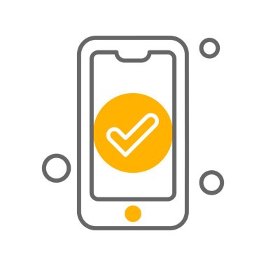 Vektör mobil ağ simgesi