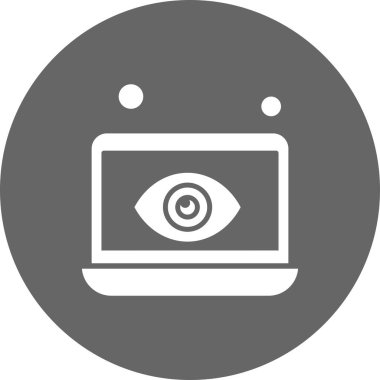 dizüstü bilgisayar simgesi, vektör illüstrasyonu