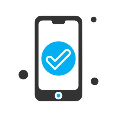 Vektör mobil ağ simgesi