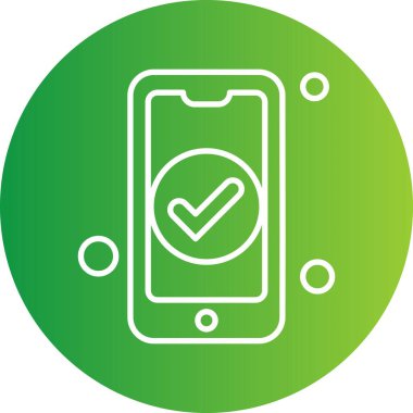 Vektör mobil ağ simgesi 