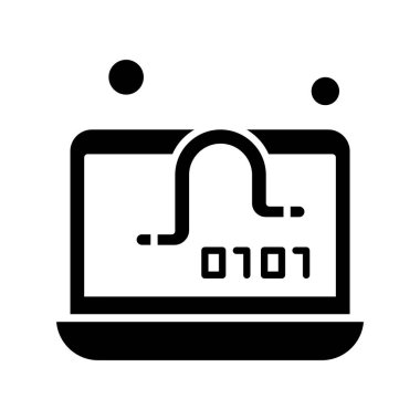  dizüstü bilgisayar simgesi, vektör illüstrasyonu