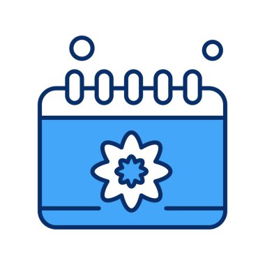 Vektör Takvim Simgesi, illüstrasyon  