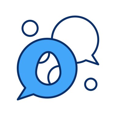 Konuşma balonu vektör çizimi 