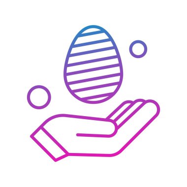  el simgesi, vektör illüstrasyonu