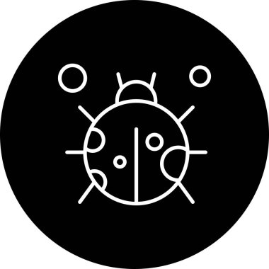 Böcek Simgesi, Vektör illüstrasyonu