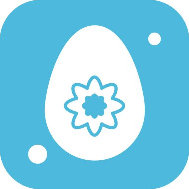  Yumurta Simgesi, Vektör illüstrasyonu