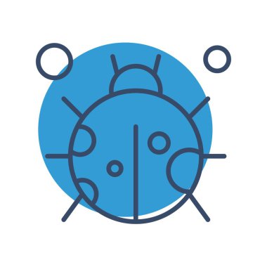 Böcek Simgesi, Vektör illüstrasyonu