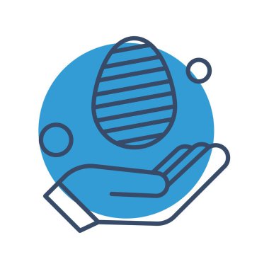  el simgesi, vektör illüstrasyonu