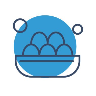  Vektör Sepeti Simgesi, basit web illüstrasyonu 