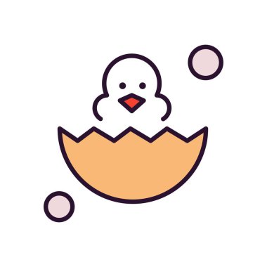 Yumurta Simgesi, Vektör illüstrasyonu