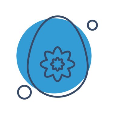  Yumurta Simgesi, Vektör illüstrasyonu