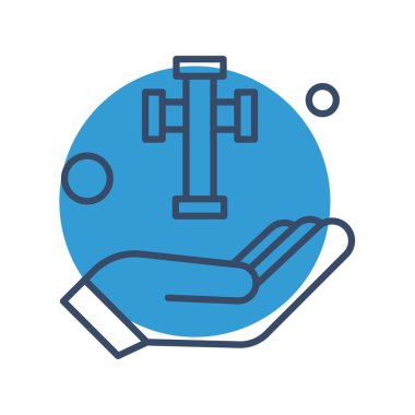 Simge vektör illüstrasyonu, Paskalya konsepti 