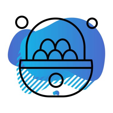  Yumurta Simgesi, Vektör illüstrasyonu