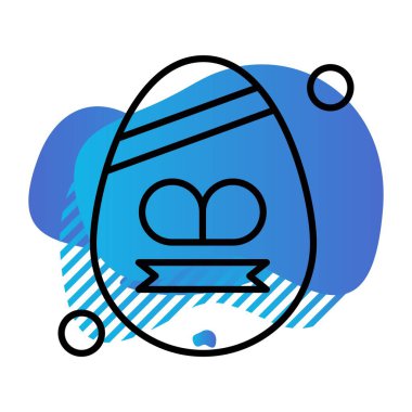 Yumurta Simgesi, Vektör illüstrasyonu