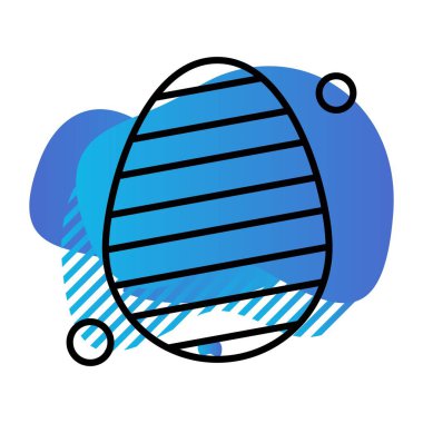 Yumurta Simgesi, Vektör illüstrasyonu