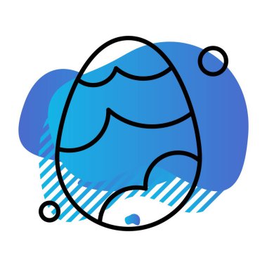 Yumurta Simgesi, Vektör illüstrasyonu