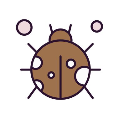 Böcek Simgesi, Vektör illüstrasyonu