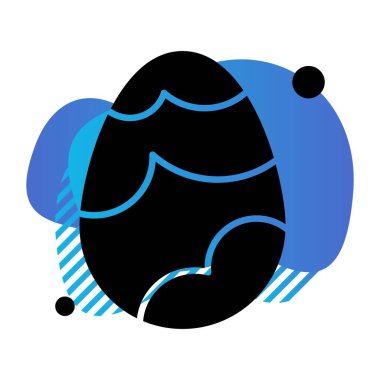 Yumurta Simgesi, Vektör illüstrasyonu