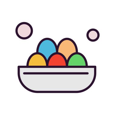  Vektör Sepeti Simgesi, basit web illüstrasyonu 