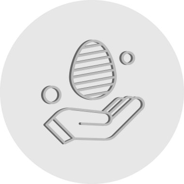  el simgesi, vektör illüstrasyonu