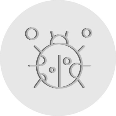 Böcek Simgesi, Vektör illüstrasyonu