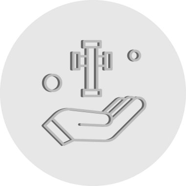 Simge vektör illüstrasyonu, Paskalya konsepti 