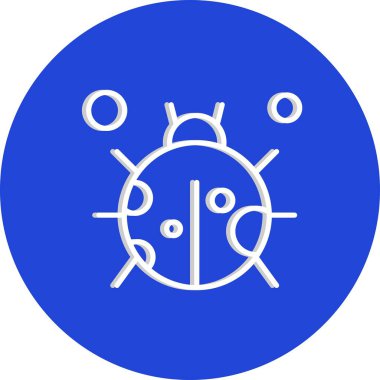 Böcek Simgesi, Vektör illüstrasyonu