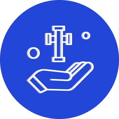 Simge vektör illüstrasyonu, Paskalya konsepti 