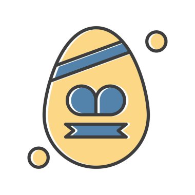 Yumurta Simgesi, Vektör illüstrasyonu