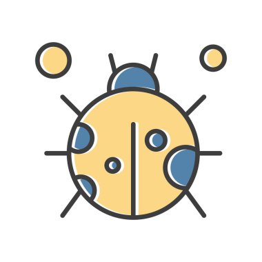 Böcek Simgesi, Vektör illüstrasyonu