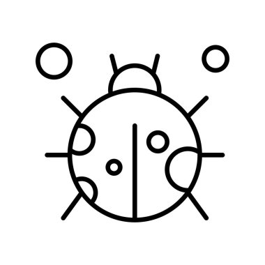 Böcek Simgesi, Vektör illüstrasyonu