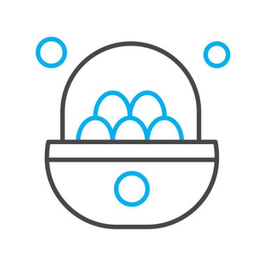  Yumurta Simgesi, Vektör illüstrasyonu