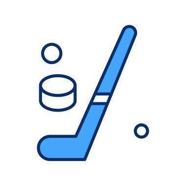  Vektör Hokeyi Simgesi, basit web illüstrasyonu 