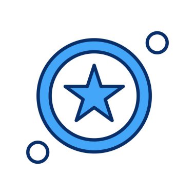 yıldız simgesi vektör illüstrasyonu